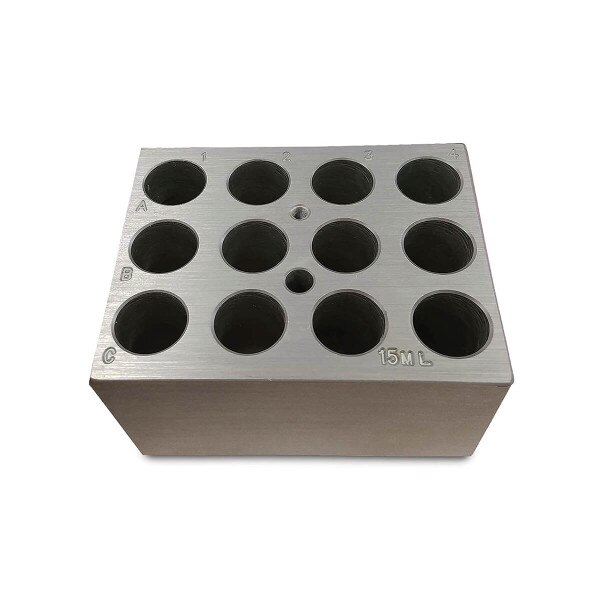 Block for 12 x 15mL centrifuge tube